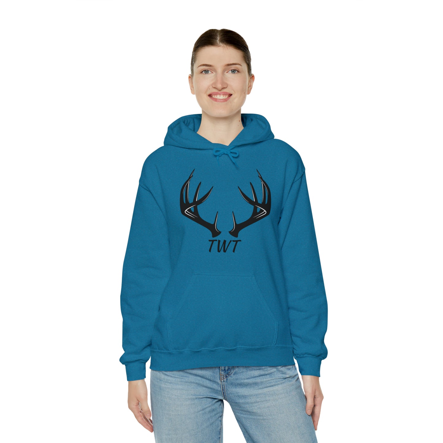 Unisex Heavy Blend™ Hooded Sweatshirt Black lettering