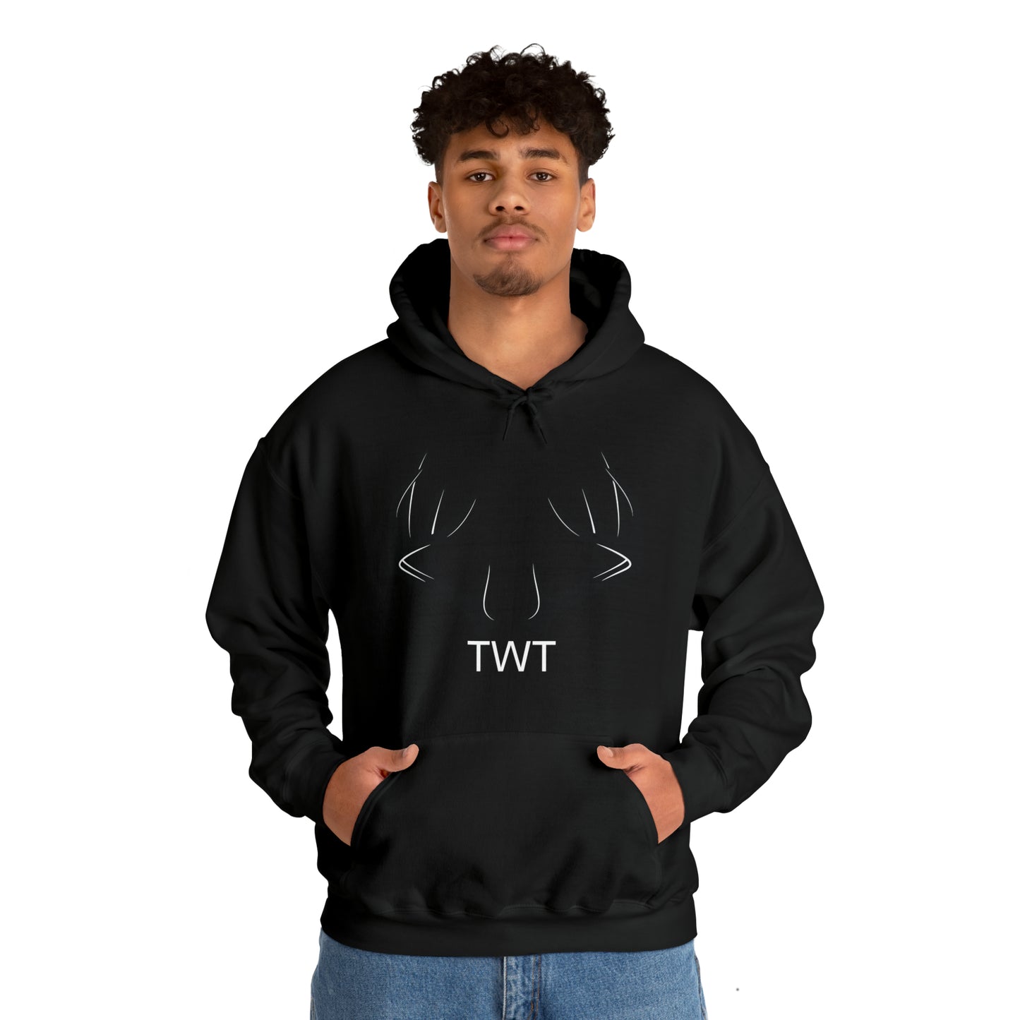 Unisex Heavy Blend™ Hooded Sweatshirt White Lettering